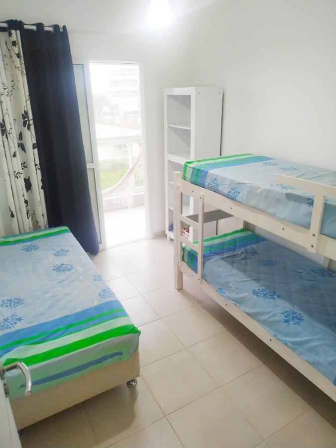 Apartamento Praia Bertioga Frente Mar Exterior foto
