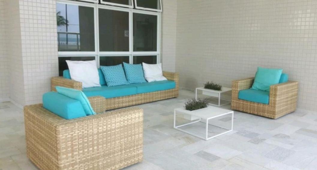 Apartamento Praia Bertioga Frente Mar Exterior foto