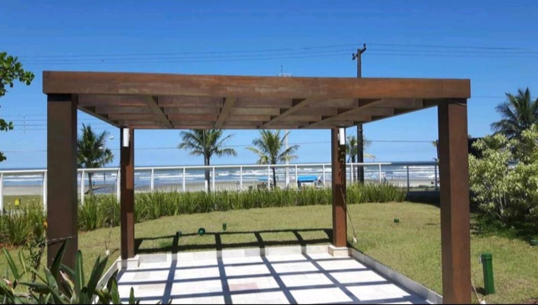 Apartamento Praia Bertioga Frente Mar Exterior foto