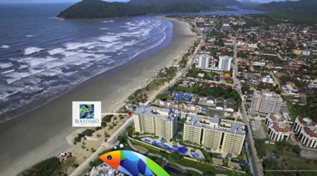 Apartamento Praia Bertioga Frente Mar Exterior foto
